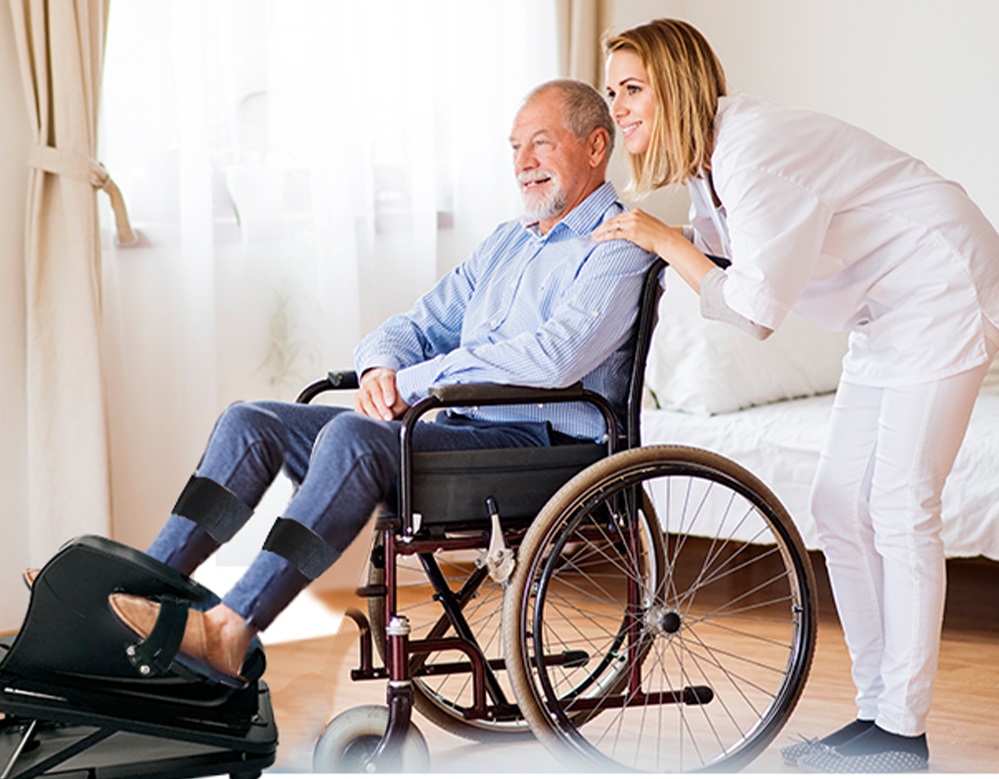 Простой педальный тренажер с электродвигателем LY-901-FМB фото 1