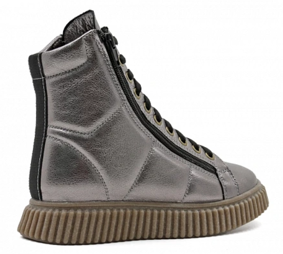 Ботинки детские ортопедические сложные на утепленной подкладке Ортомода 43071-ХТ-931 ДЦП серые фото 6