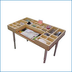 Стол экосенсорный для работы с природ. материалами 100*60*62 см фото 1