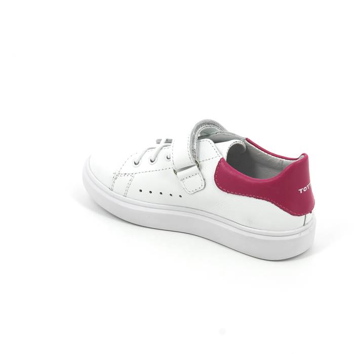  Полуботинки школьные для девочки 11233-КП-99,187 (белый/фуксия) фото 2