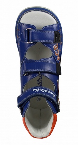 Сандалии детские ортопед. с открытым  носом на мальчика  15-321М  фото 4