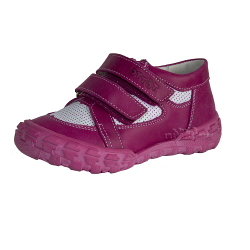 Полуботинки фуксия/белый 224-КП-267,49 фото 1