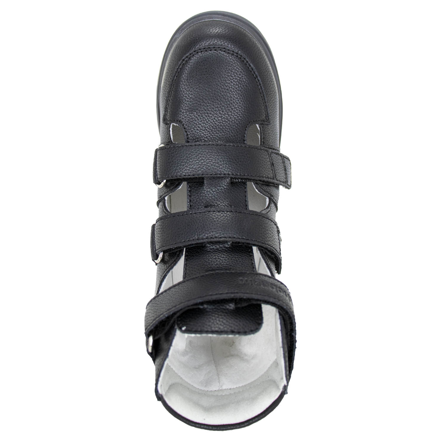 Сандалии с широким раскрытием и высоким берцем Orthoboom 81597-32, цвет насыщенный черный фото 6