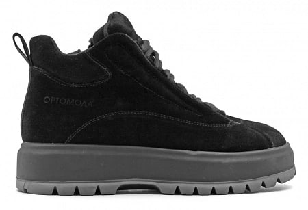 Ботинки ортопедические женские зимние Ортомода 88004-В-901 черные замша с шерстью фото 2