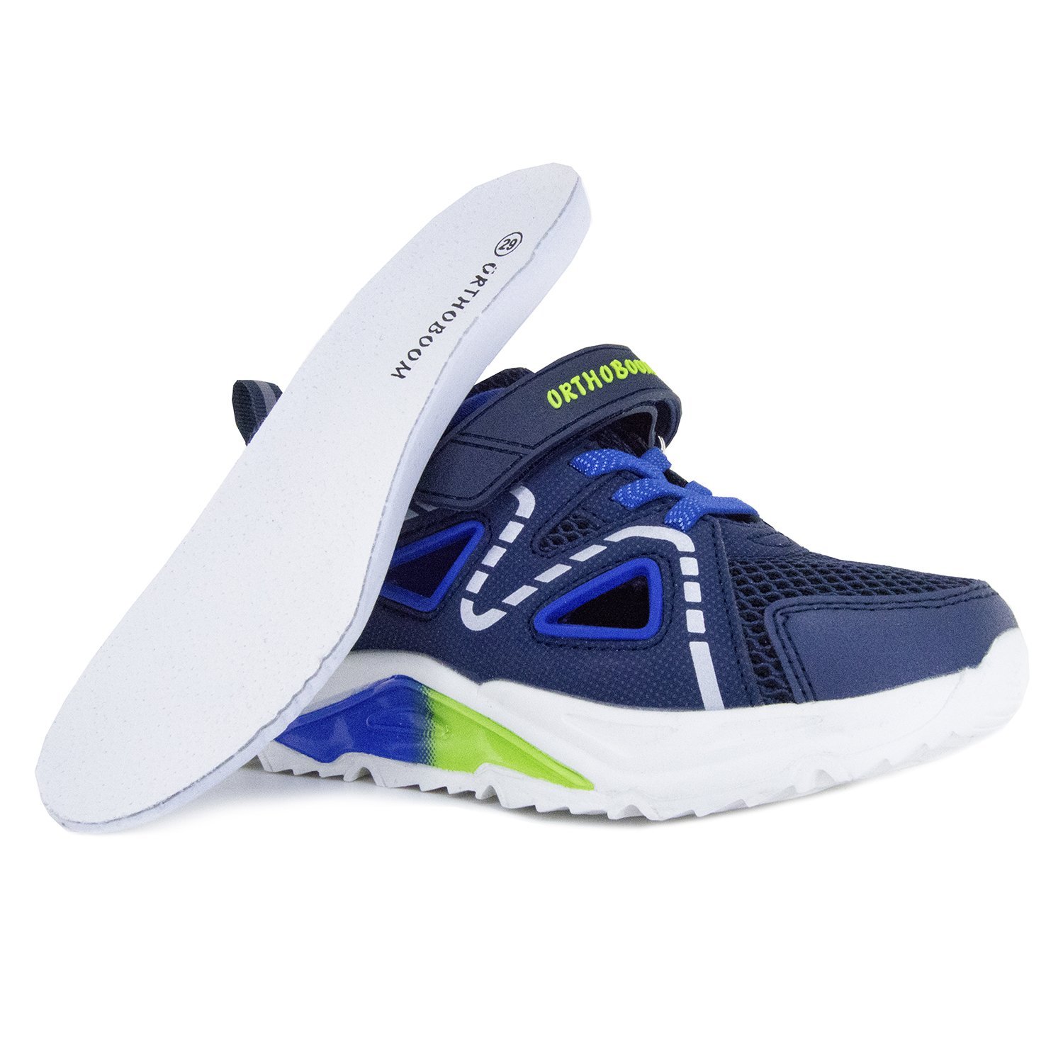 Ортопедическая обувь Orthoboom кроссовки 32223-22 темно-синий фото 4