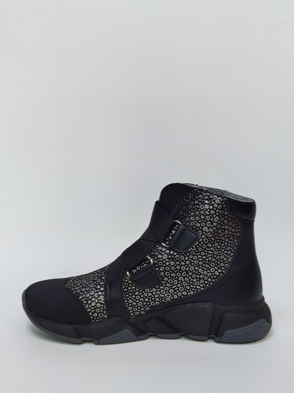 Ботинки осенние серебр. леопард TW-546-4 фото 2