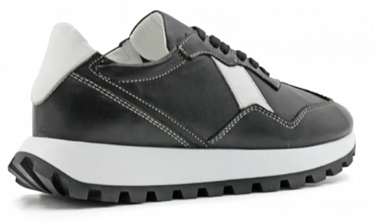 Кроссовки ортопедические женские кожаные Ортомода 95256-Х-001 черные увеличенной полноты фото 7