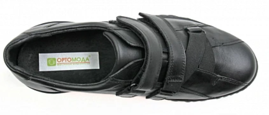Обувь ортопедическая сложная кроссовки мужские цв.черный 9215-Х-001-24 фото 11